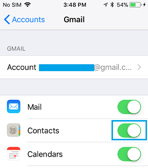 将 iPhone 联系人同步到 Gmail