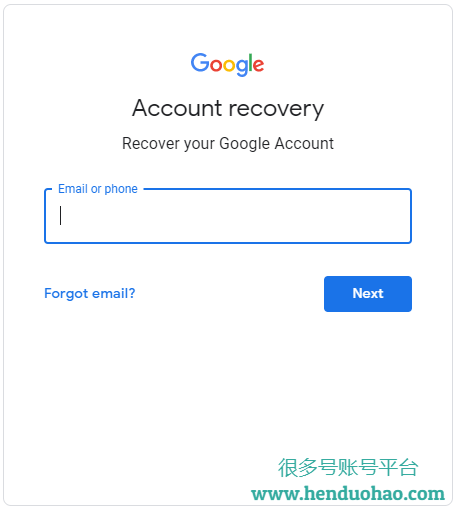 如何恢复 Gmail 帐户