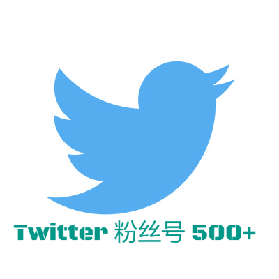 Twitter粉丝号（500+）